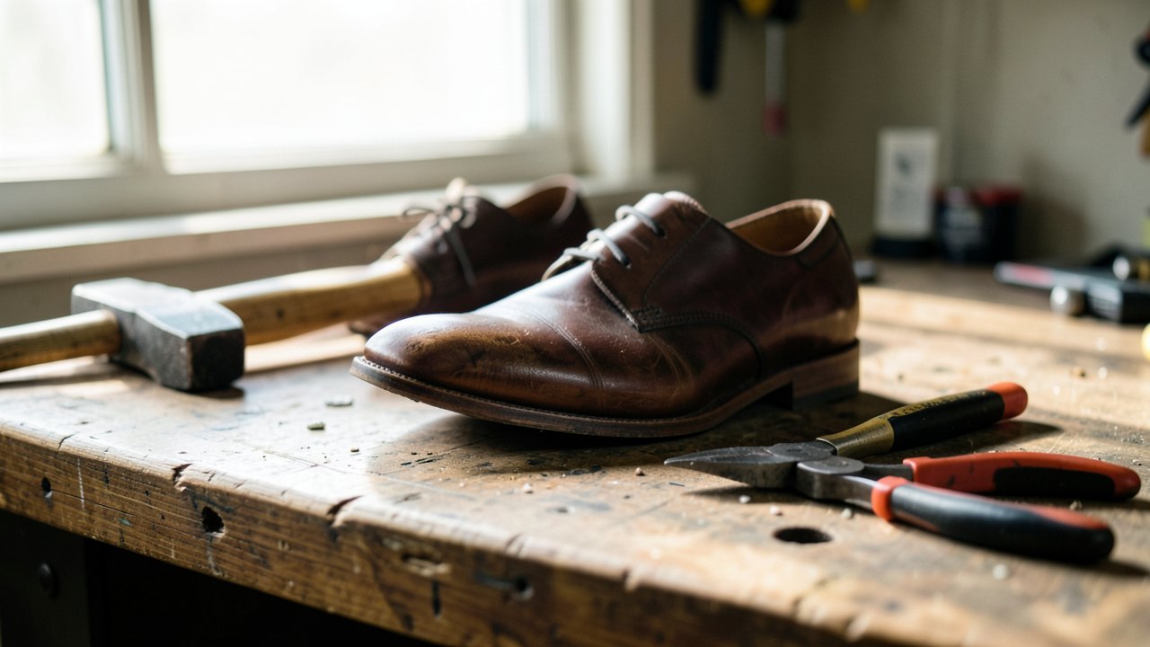 How to Repair Worn Heels and Cover Minor Nicks on Dress Shoes